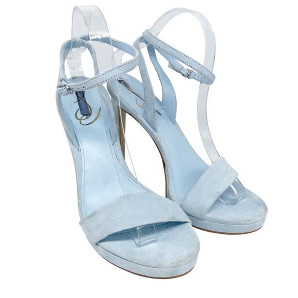 Sam Edelman Women's Jade Ankle Strap Heel Riveria Blue Size 8.5M